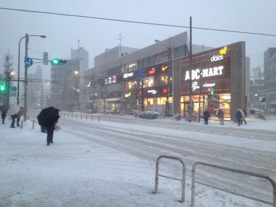 2014年2月8日、東京大雪