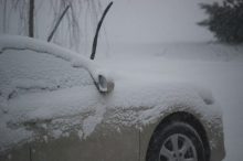 冬の暖機運転