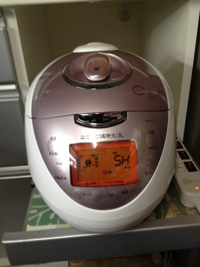 なでしこ健康生活、炊飯器