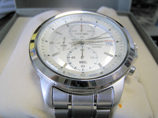 セイコーSEIKOクオーツ式クロノグラフ腕時計-4T57-00C0