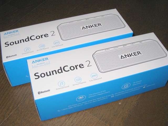 Anker SoundCore2 Bluetoothスピーカー